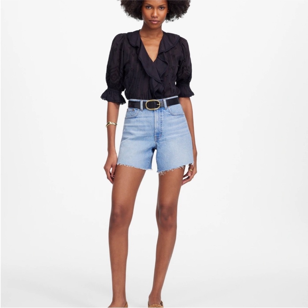 Madewell Perfect Mid Length Jean Shorts